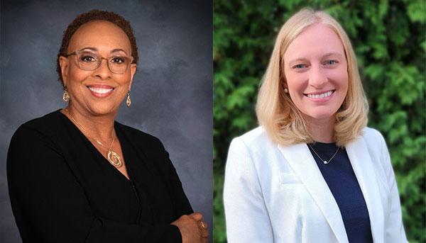 Kathy Waller ’80, ’83S (MBA) and Abby Zabrodsky ’14, ’19S (MBA)
